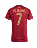 Belgia Kevin De Bruyne #7 Hjemmedrakt Dame EM 2024 Korte ermer